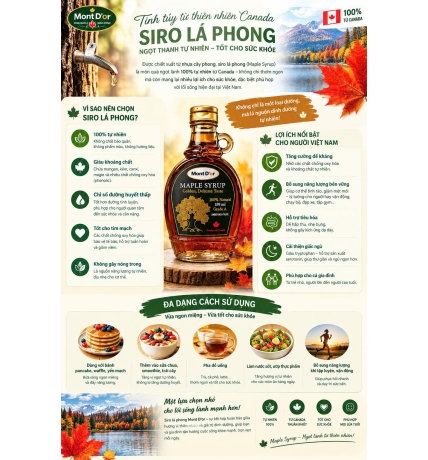 Siro lá phong từ Cannada